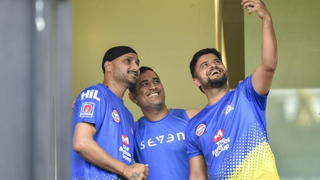 File image of Suresh Raina, Harbhajan Singh, MS Dhoni (PTI) File image of Suresh Raina, Harbhajan Singh, MS Dhoni (PTI)