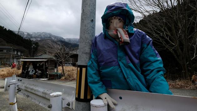 According to experts, around 40% of Japan’s 1,700 municipalities are defined as “depopulated.” After World War II, when forestry and agriculture were the main economic drivers, many Japanese lived in rural villages like Nagoro. But young people started to leave for Tokyo in the 1960s, said Takumi Fujinami, economist at the Japan Research Institute. (Kazuhiro Nogi / AFP) 