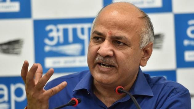 Delhi’s deputy CM Manish Sisodia said he was disappointed at the Election Commission’s order.(Sanchit Khanna/HT PHOTO)