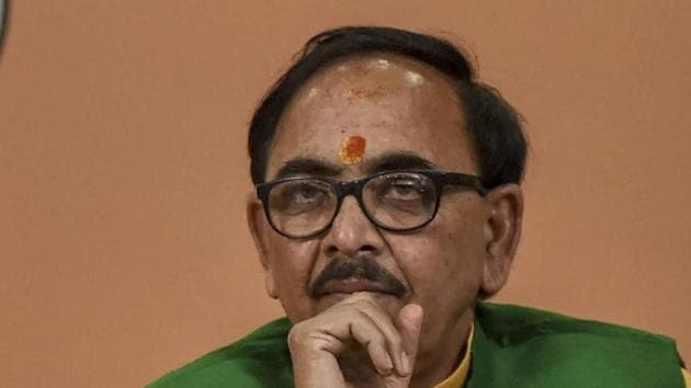 UP BJP chief Dr Mahendra Nath Pandey(PTI)