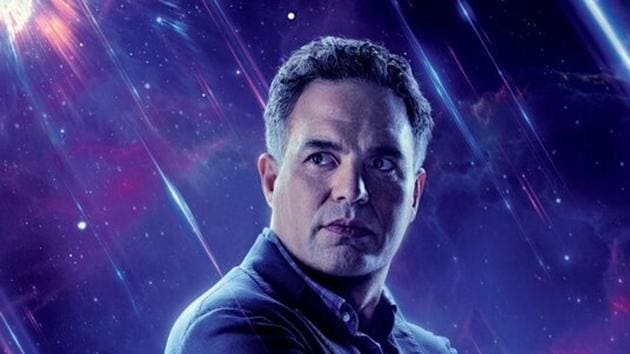 Mark Ruffalo as Bruce Banner/The Incredible Hulk in a poster for Avengers: Endgame.