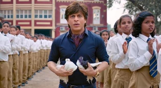 Shah Rukh Khan in a still from Zero. Shah Rukh Khan in a still from Zero.