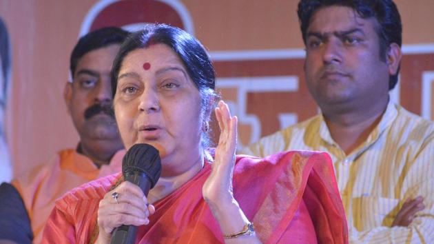 Union external affairs ministerSushma Swaraj is known for promptly responding to tweets on her Twitter handle. (HT Photo) Union external affairs ministerSushma Swaraj is known for promptly responding to tweets on her Twitter handle. (HT Photo)