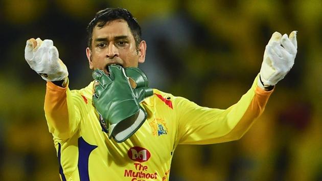 CSK skipper MS Dhoni during the Indian Premier League 2019. (PTI) CSK skipper MS Dhoni during the Indian Premier League 2019. (PTI)