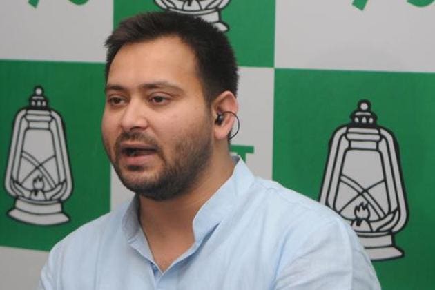 Hours before the PM’s rally at Forbesganj town in favour of NDA candidates in the state, Tejashwi Yadav, also the leader of opposition in the Bihar assembly, said Modi will portray himself as the son of the extremely backwards (Parwaz Khan /HT PHOTO) Hours before the PM’s rally at Forbesganj town in favour of NDA candidates in the state, Tejashwi Yadav, also the leader of opposition in the Bihar assembly, said Modi will portray himself as the son of the extremely backwards (Parwaz Khan /HT PHOTO)