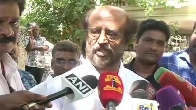 Actor Rajinikanth has said he is ready to contest Tamil Nadu assembly elections.(ANI) Actor Rajinikanth has said he is ready to contest Tamil Nadu assembly elections.(ANI)