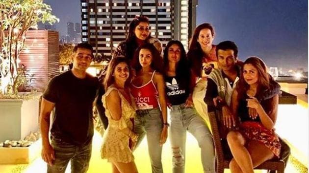 Malaika Arora was partying with friends including Kareena Kapoor and family on Thursday.(Instagram)