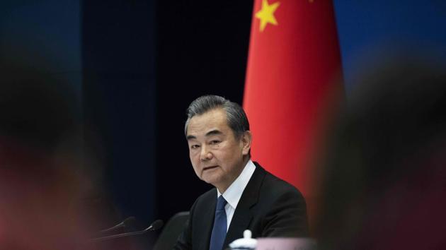 China's Foreign Minister Wang Yi speaks during a press conference briefing on the Belt and Road Summit at the Ministry of Foreign Affairs in Beijing on April 19, 2019. (AFP) China's Foreign Minister Wang Yi speaks during a press conference briefing on the Belt and Road Summit at the Ministry of Foreign Affairs in Beijing on April 19, 2019. (AFP)