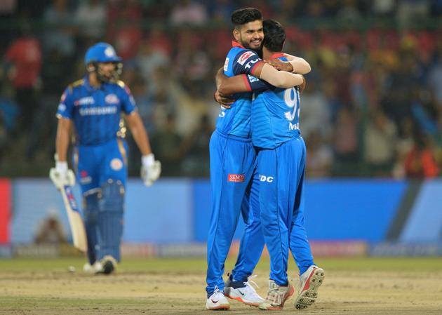 Amit Mishra picked up his 150th IPL wicket after dismissing Rohit Sharma. (AFP)
