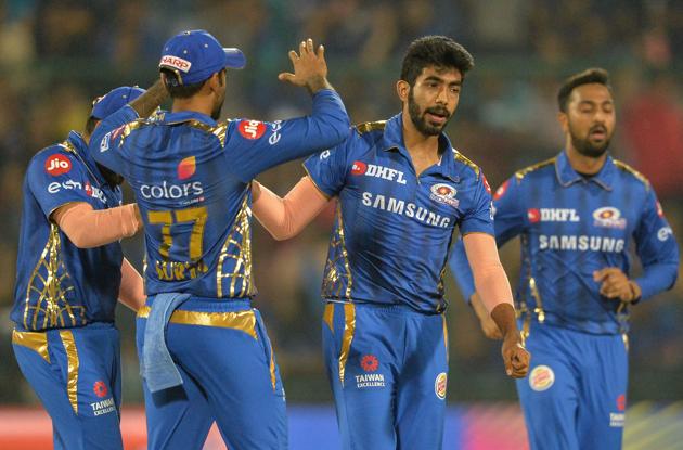 Eventually the Mumbai Indians restricted Delhi Capitals to 128/9 in 20 overs. (AFP)