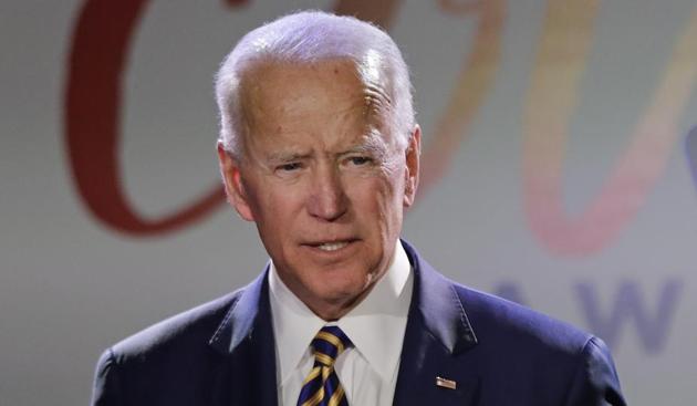 This will be Joe Biden’s third shot at the US presidency, failing to clear the primaries in both the earlier attempts.(AP PHOTO)