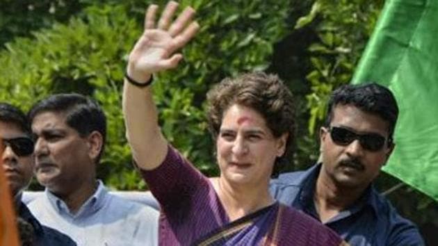 Priyanka will address a corner meeting at Amethi’s Phoolbagh crossing and end her road show at Bada Chauraha from where she will leave for Lucknow by road. (PTI) Priyanka will address a corner meeting at Amethi’s Phoolbagh crossing and end her road show at Bada Chauraha from where she will leave for Lucknow by road. (PTI)