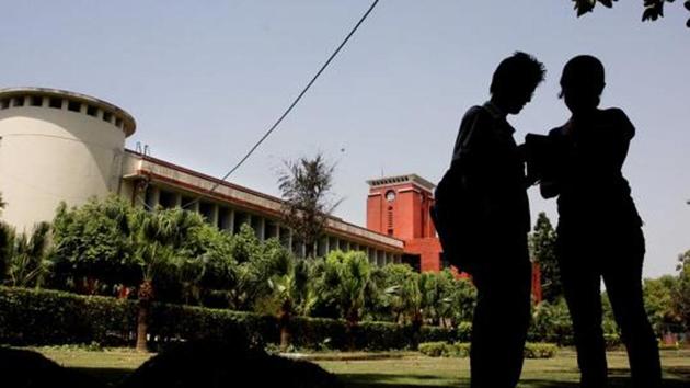 Ramjas College, at Delhi University(Hindustan Times)