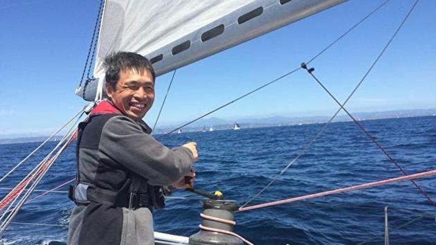 A blind Japanese sailor completed his non-stop Pacific voyage on Saturday, local media reported, becoming the first sightless person on record to navigate a vessel across the vast ocean. (Mitsuhiro Iwamoto/Facebook)