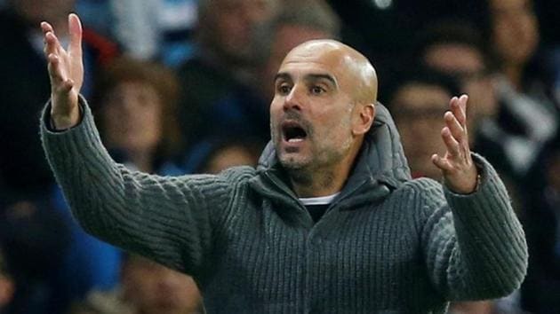 File image of Manchester City star Pep Guardiola.(REUTERS) File image of Manchester City star Pep Guardiola.(REUTERS)