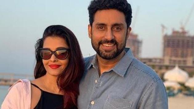 Abhishek Bachchan, alongwith wife Aishwarya and Aaradhya.(Instagram)