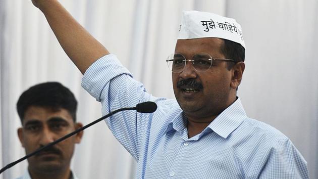 The Aam Aadmi Party (AAP) on Sunday declared candidates for three seats in Haryana for the Lok Sabha elections.(Biplov Bhuyan/HT File PHOTO)
