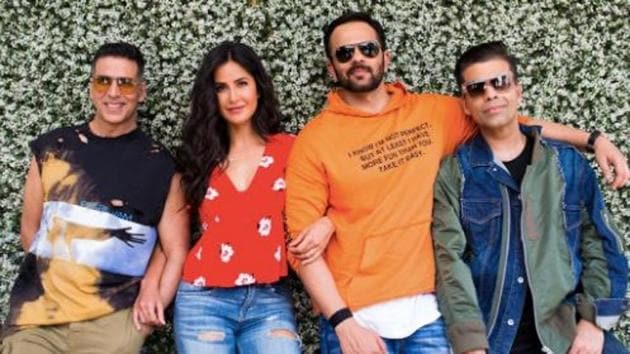 Rohit Shetty’s Sooryavanshi will star Akshay Kumar and Katrina Kaif as its lead actors.(Twitter)