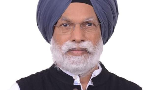 Dr Amar Singh, Congress candidate from Fatehgarh Sahib LS seat.(HT Photo)