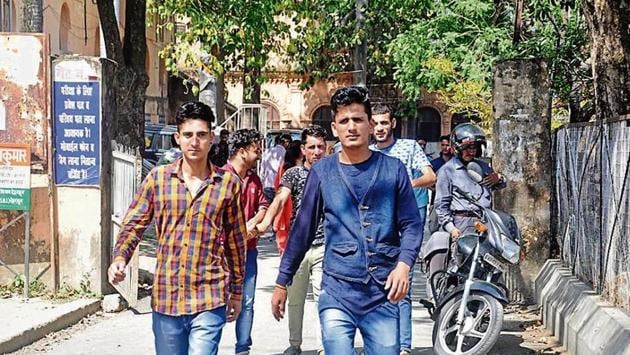 The students of Dehradun-based college, BFIT, say that college authorities want them to refrain from making any negative comments about the college in front of a visiting group of activists from Kashmir.(HT Photo)