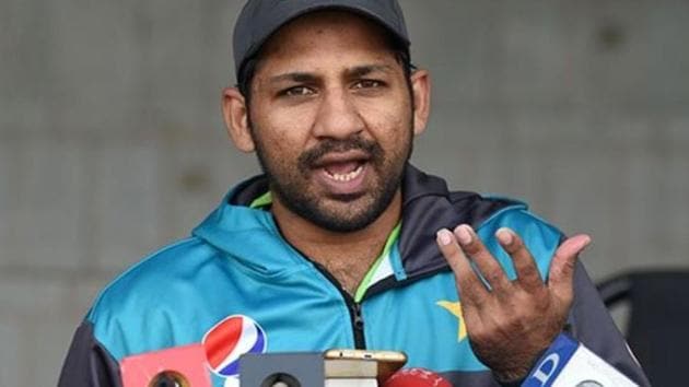 Pakistan captain Sarfraz Ahmed speaks before leaving for England.(File Photo)