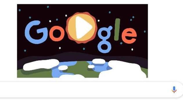 Earth Day 2019 Google Doodle: Earth Day was first celebrated in 1970, and was a reaction to an oil spill that took place the year before off California’s coast, leading to the spilling of three million gallons of oil.(Google)