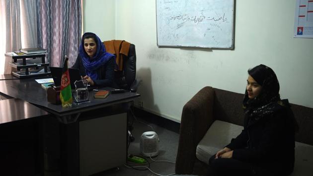 Afghan reporters take part in an editorial meeting at Zan TV. Senator Jeanne Shaheen, who sits on the Senate Armed Services Committee that oversees the US military, said such a move is key. “Women’s interests, as well as the interests of a broad segment of Afghan society need to be included as part of any negotiation,” Shaheen told a group of journalists on a visit to Kabul this week. (Wakil Kohsar / AFP) Afghan reporters take part in an editorial meeting at Zan TV. Senator Jeanne Shaheen, who sits on the Senate Armed Services Committee that oversees the US military, said such a move is key. “Women’s interests, as well as the interests of a broad segment of Afghan society need to be included as part of any negotiation,” Shaheen told a group of journalists on a visit to Kabul this week. (Wakil Kohsar / AFP)