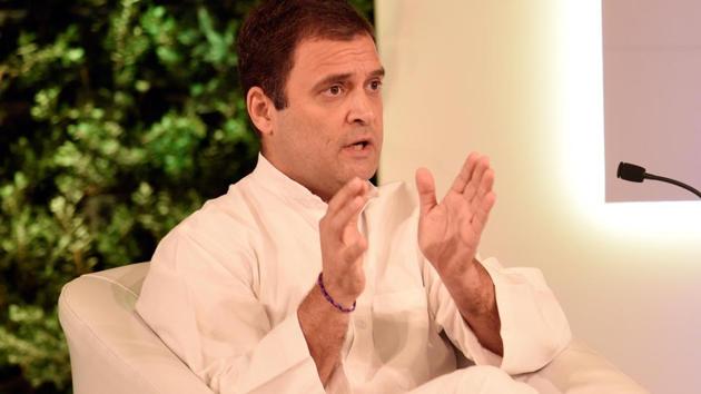 Rahul Gandhi told the Supreme Court that his reaction on the court ruling in the Rafale case was not meant to obstruct administration of justice or scandalise the court in any manner. (HT Photo) Rahul Gandhi told the Supreme Court that his reaction on the court ruling in the Rafale case was not meant to obstruct administration of justice or scandalise the court in any manner. (HT Photo)