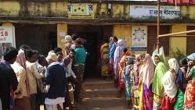 Seven of the 11 parliamentary constituencies in Chhattisgarh will poll in the third phase on Tuesday, marking the end of the Lok Sabha election in the state. (Ht file photo) Seven of the 11 parliamentary constituencies in Chhattisgarh will poll in the third phase on Tuesday, marking the end of the Lok Sabha election in the state. (Ht file photo)