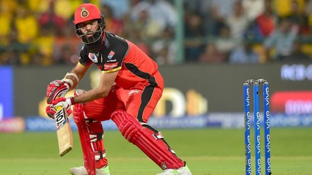 RCB batsman Moeen Ali plays a shot during the Indian Premier League 2019. (PTI)
