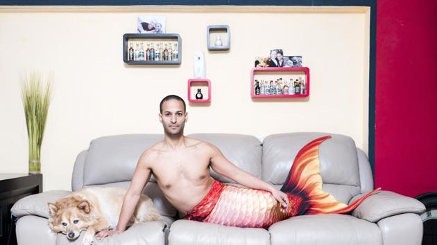Another member, an aerobics instructor named Udi Frige, said he had been swimming in the sea with his legs pressed together for decades, imitating mermaid choreography from the movie “Splash.” Frige, 39, compared confessing his mermaid obsession to coming out in the LGBT community. “It’s my thing, it’s unique, it’s who I am,” he said. “It requires lots of difficult explanation, especially if people don’t know me.” (Oded Balilty / AP)