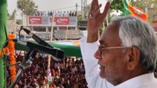 Stakes are high for both Janata Dal (United), currently in power in Bihar, and opposition Rashtriya Janata Dal (RJD) as five of Bihar’s Lok Sabha constituencies.(PTI)