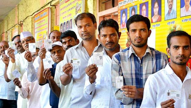 In the third phase of the Lok Sabha elections, 14 parliamentary constituencies of Maharashtra will go to vote on April 23. (PTI file photo) In the third phase of the Lok Sabha elections, 14 parliamentary constituencies of Maharashtra will go to vote on April 23. (PTI file photo)