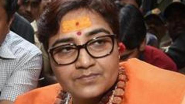 A co-accused in the 2008 Malegaon blast case on Sunday denounced BJP Bhopal Lok Sabha candidate Pragya Singh Thakur’s comments against Hemant Karkare. (PTI) A co-accused in the 2008 Malegaon blast case on Sunday denounced BJP Bhopal Lok Sabha candidate Pragya Singh Thakur’s comments against Hemant Karkare. (PTI)