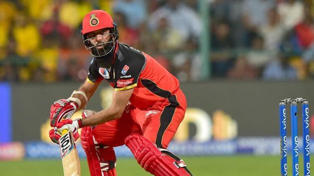 RCB batsman Moeen Ali plays a shot during the Indian Premier League 2019 (IPL T20) cricket match between Royal Challengers Bangalore (RCB) and Chennai Super Kings (CSK) at Chinnaswamy Stadium in Bengaluru, Sunday, April 21, 2019. (PTI) RCB batsman Moeen Ali plays a shot during the Indian Premier League 2019 (IPL T20) cricket match between Royal Challengers Bangalore (RCB) and Chennai Super Kings (CSK) at Chinnaswamy Stadium in Bengaluru, Sunday, April 21, 2019. (PTI)