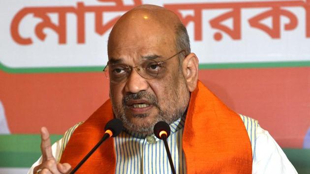 The BJP’s Gujarat unit, which is hoping to retain all 26 seats in the state, had sought Shah’s candidature from Gandhinagar to enthuse it cadre. (HT Photo) The BJP’s Gujarat unit, which is hoping to retain all 26 seats in the state, had sought Shah’s candidature from Gandhinagar to enthuse it cadre. (HT Photo)