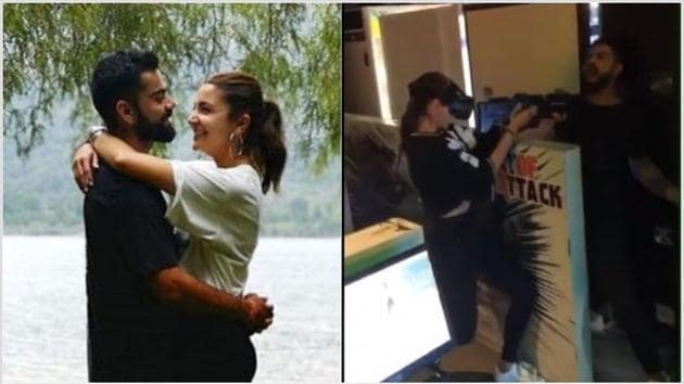 Virat Kohli and Anushka Sharma were seen at a gaming arcade.