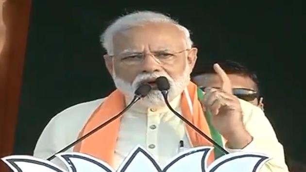 Prime Minister Narendra Modi on Wednesday accused West Bengal chief minister Mamata Banerjee of having betrayed the people of the state. (HT Photo) Prime Minister Narendra Modi on Wednesday accused West Bengal chief minister Mamata Banerjee of having betrayed the people of the state. (HT Photo)