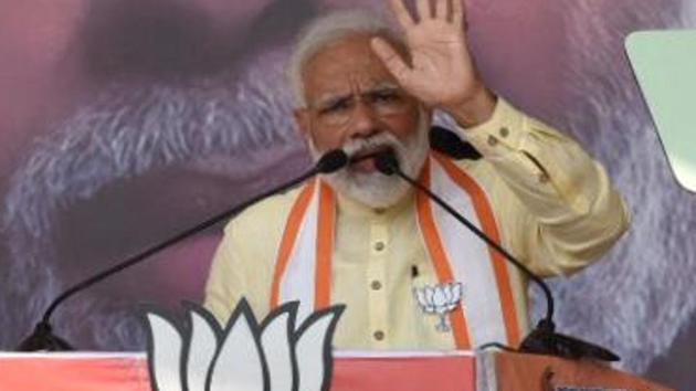 Often in the line of opposition fire over his foreign trips, Prime Minister Narendra Modi Wednesday said India’s might was being acknowledged globally because of his numerous visits abroad. (Arijit Sen/HT Photo) Often in the line of opposition fire over his foreign trips, Prime Minister Narendra Modi Wednesday said India’s might was being acknowledged globally because of his numerous visits abroad. (Arijit Sen/HT Photo)