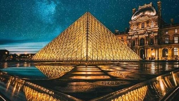 Eight centuries of history of the Louvre, Paris.(@museelouvre/Instagram)