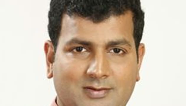 Om Prakash Mishra is the second BJP candidate to allegedly destroy electronic voting machines during the elections in Odisha. (HT PHOTO) Om Prakash Mishra is the second BJP candidate to allegedly destroy electronic voting machines during the elections in Odisha. (HT PHOTO)
