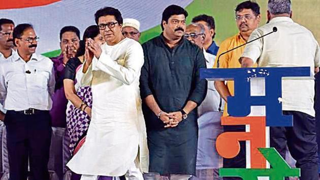 Thackeray urged voters not to vote for the Sena. (HT Photo) Thackeray urged voters not to vote for the Sena. (HT Photo)