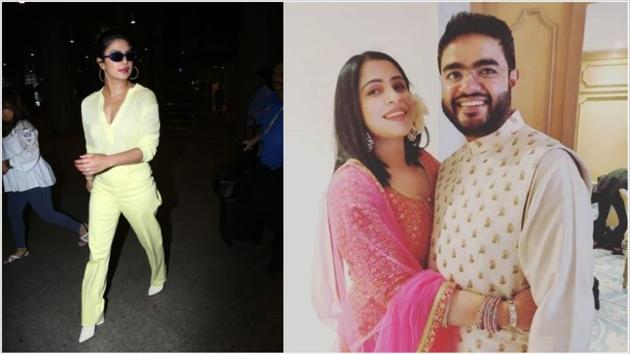 Priyanka Chopra is in Mumbai for brother Siddharth Chopra’s wedding.