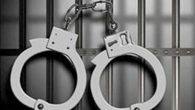 The accused policeman, identified as Sachin Rajaram Koli (33), a resident of Pankaj Asman Society, is also charged with stealing documents and extorting a sum of Rs 1.85 lakh from the victim. The accused has been arrested and remanded in police custody till April 25. (HT representational photo) The accused policeman, identified as Sachin Rajaram Koli (33), a resident of Pankaj Asman Society, is also charged with stealing documents and extorting a sum of Rs 1.85 lakh from the victim. The accused has been arrested and remanded in police custody till April 25. (HT representational photo)