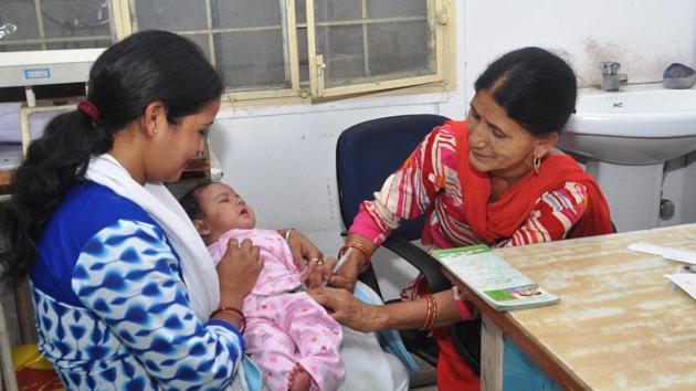 Globally, each year around 21.1 million children on average don’t get the first dose of the measles vaccine, which has led to around 169 million children remaining unvaccinated between 2010 and 2017, according to Unicef.(Representative Image) Globally, each year around 21.1 million children on average don’t get the first dose of the measles vaccine, which has led to around 169 million children remaining unvaccinated between 2010 and 2017, according to Unicef.(Representative Image)