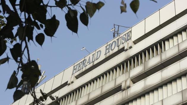 A view of Herald House, at ITO, in New Delhi.(Sanchit Khanna/HT PHOTO) A view of Herald House, at ITO, in New Delhi.(Sanchit Khanna/HT PHOTO)
