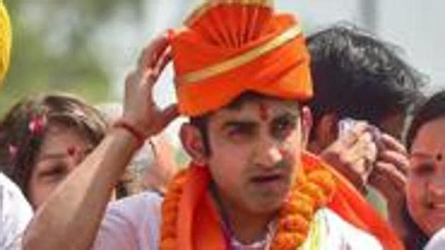 Two debutants —BJP’s Gautam Gambhir and AAP’s Atishi — will take on three-time MLA and former education minister Arvinder Singh Lovely of the Congress in East Delhi.(PTI)