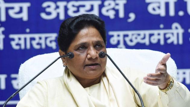 Mayawati said the BJP used the Enforcement Directorate and the Central Bureau of Investigation to threaten political opponents. (Subhankar Chakraborty/HT FILE PHOTO) Mayawati said the BJP used the Enforcement Directorate and the Central Bureau of Investigation to threaten political opponents. (Subhankar Chakraborty/HT FILE PHOTO)