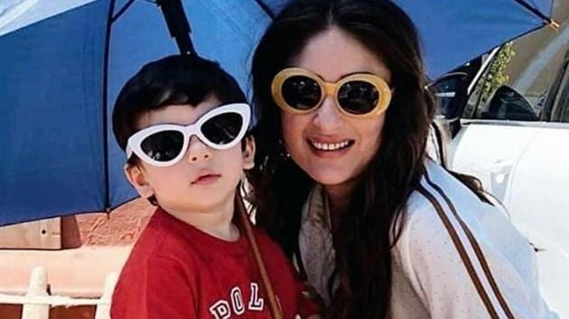 Kareena Kapoor and Taimur from their Maldives vacation. Kareena Kapoor and Taimur from their Maldives vacation.