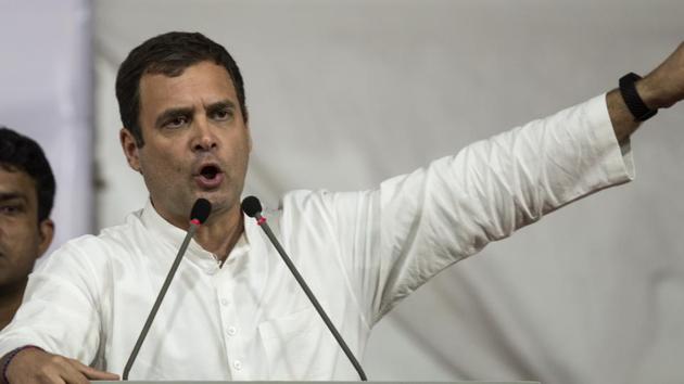 Congress president Rahul Gandhi on Thursday accused Prime Minister Narendra Modi of doing “injustice” to the people of the country in the last five years (Satish Bate/HT File Photo) Congress president Rahul Gandhi on Thursday accused Prime Minister Narendra Modi of doing “injustice” to the people of the country in the last five years (Satish Bate/HT File Photo)
